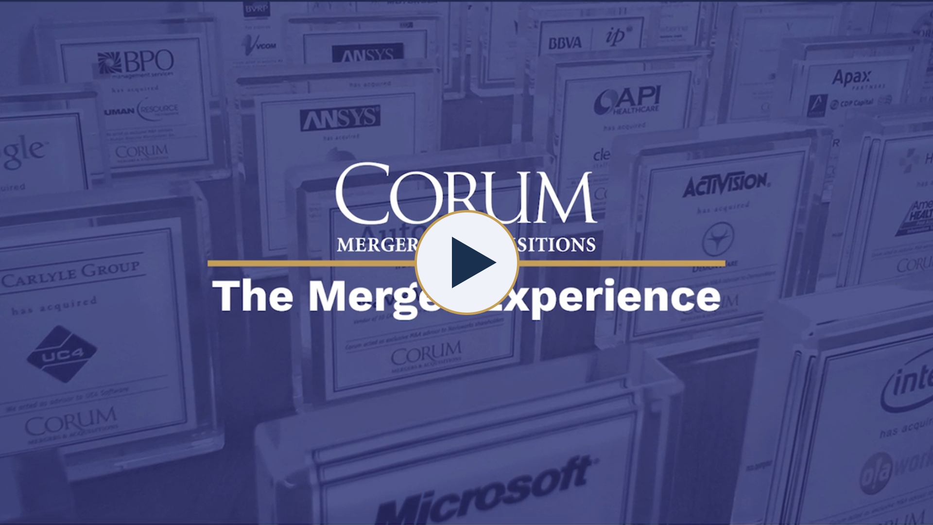 Corum s Merger Experience